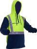 Picture of CAUTION POLARFLEECE HOODIE DAY/NIGHT