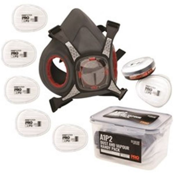Picture of PRO RESPIRATOR 1/2 MASK TRADIE'S KIT- HANDY PACK