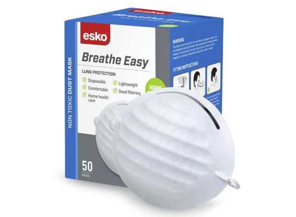 Picture of BREATHE EASY NON-TOXIC DUST MASK PK 50