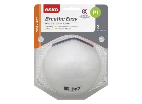 Picture of ESKO BREATHEEASY P1 NON-VALVED MASK 3 PK
