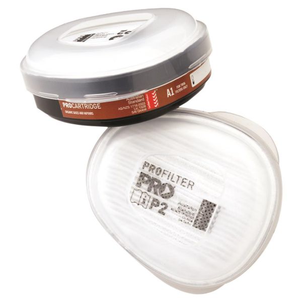 Picture of PRO RESPIRATOR A1P2 CARTRIDGES PAIR