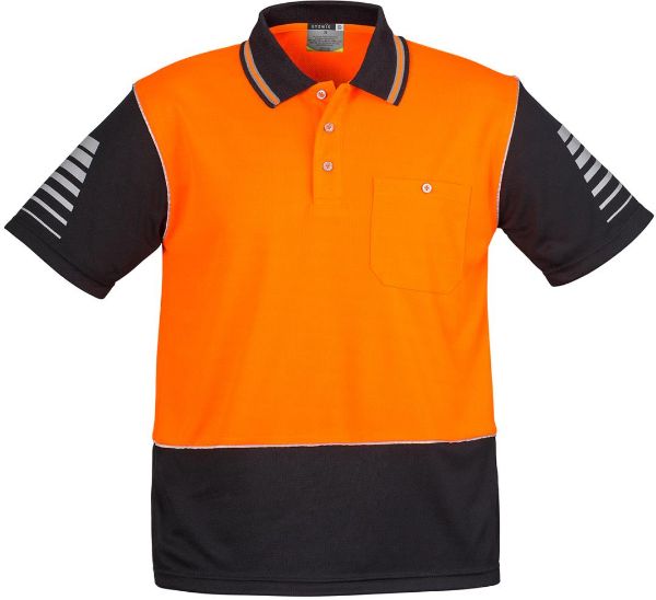 Picture of MENS HI VIS ZONE POLO