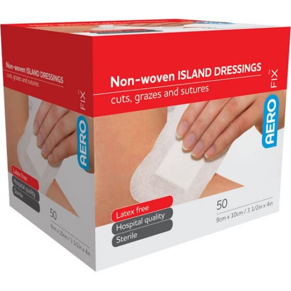 Picture of AEROFIX ISLAND DRESSING 8CM X 10CM - BOX 50