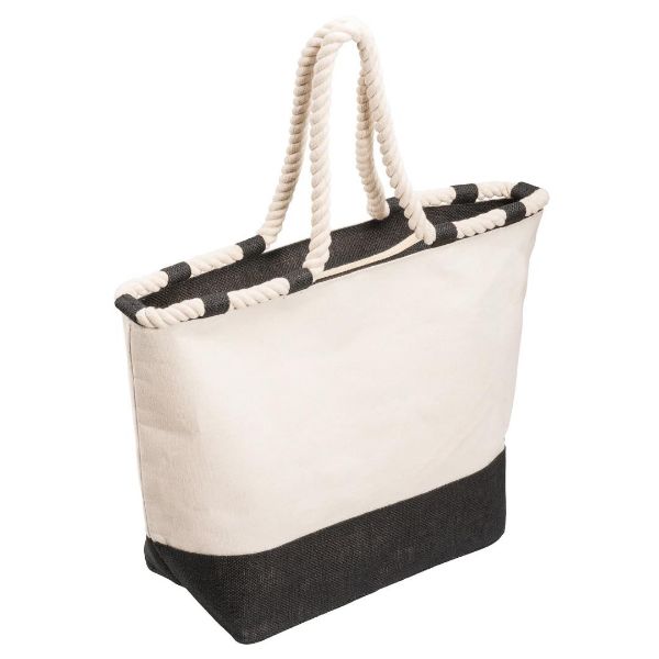 Picture of ZIPPERED CANVAS TOTE BAG