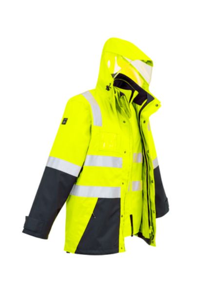 Picture of MENS HI VIS 4 IN 1 WATERPROOF JACKET