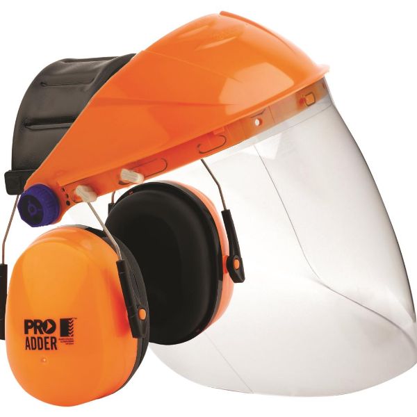 Picture of PRO ADDER EARMUFF AND FACE SHIELD - CLEAR
