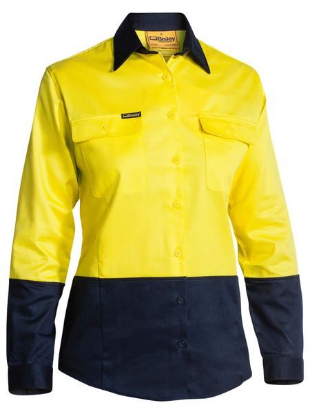 Picture of BISLEY LADIES 2 TONE LONG SLEEVE SHIRT