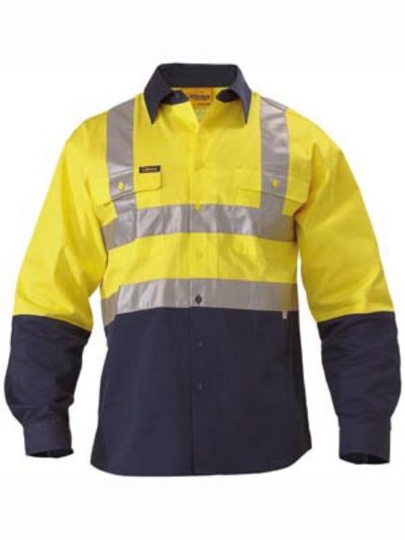 Picture of BISLEY SHIRT DAY NIGHT H TAPE MENS L/S