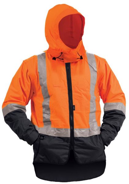 Picture of BISON STAMINA 2IN1 JACKET/VEST WITH HOOD