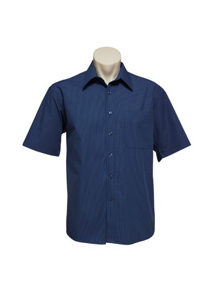 Picture of MENS MICRO CHECK SHORT SLEEVE SHIRT