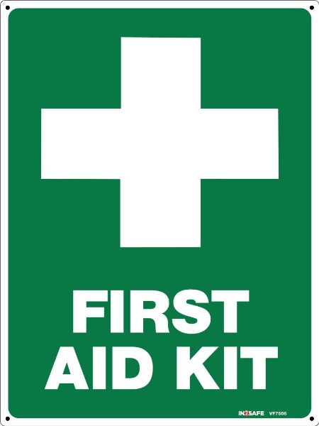 Picture of FIRST AID KIT SIGN 225 X 300 PVC