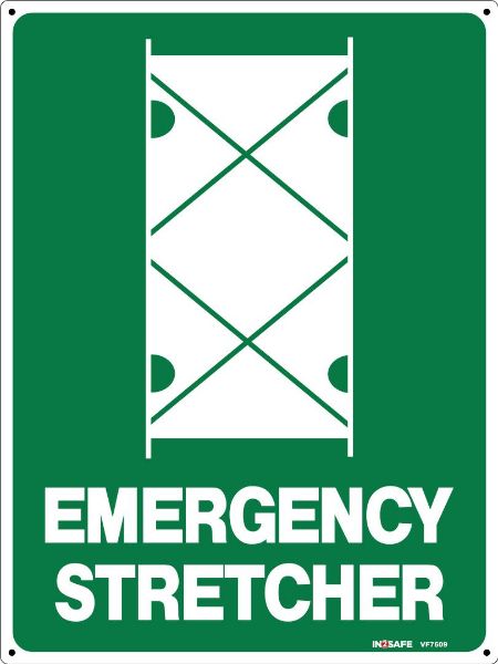 Picture of EMERGENCY STRETCHER SIGN 225 X 300 PVC