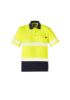 Picture of UNISEX HI-VIS SEGMENTED S/S POLO -HOOP TAPED