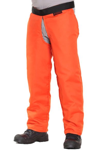 Picture of CLOGGER C8 CHAPS ORANGE TROUSER-LEG LARGE