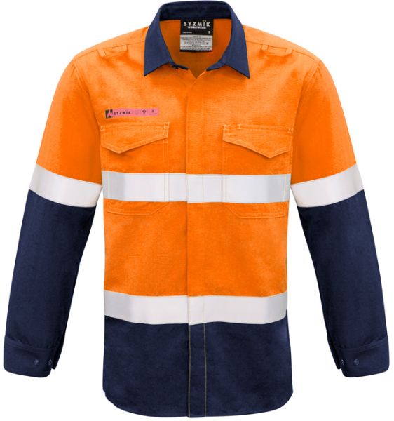 Picture of MENS FR HOOPED TAPED SPLICED SHIRT