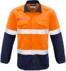 Picture of MENS FR HOOPED TAPED SPLICED SHIRT
