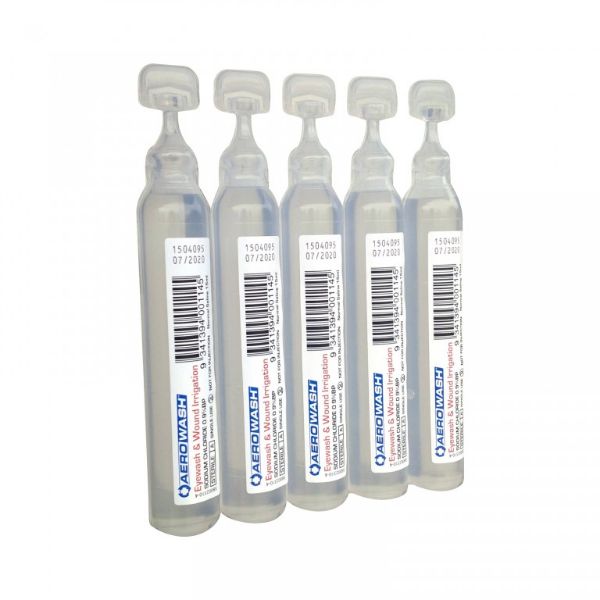 Picture of FIRST AID SALINE 15ML WOUND & EYE IRRIGATION (STRIP OF 5)