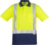 Picture of MENS HI VIS SPLICED POLO - SHORT SLEEVE SHOULDER TAPED