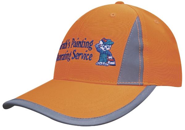 Picture of HSZ LUMINESCENT SAFETY CAP WITH REFLECTIVE TRIM
