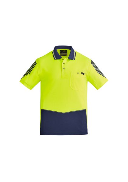 Picture of MENS HI VIS FLUX S/S POLO