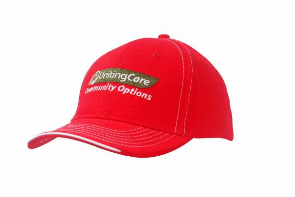 Picture of HSZ 6 PANEL HBC CAP WITH CONTRAST STITCHING