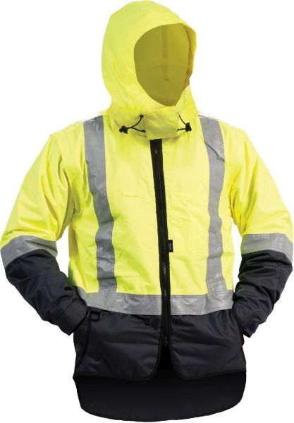 Picture of BISON STAMINA 2IN1 JACKET/VEST WITH HOOD