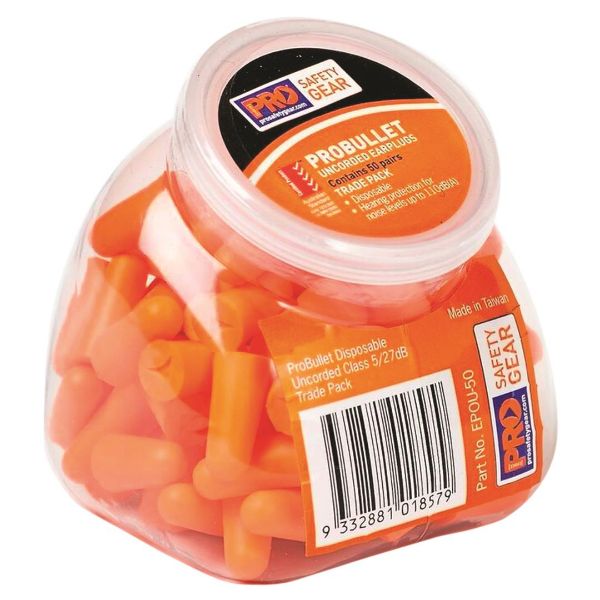 Picture of PRO EARPLUGS FOAM UNCORDED PACK OF 50