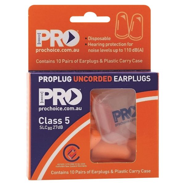 Picture of PRO EARPLUGS FOAM UNCORDED PACK OF 10