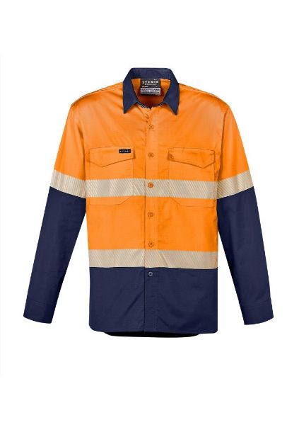 Picture of MENS RUGGED COOLING HI VIS SEGMENT L/S SHIRT