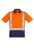 Picture of MENS HI VIS SPLICED POLO - SHORT SLEEVE SHOULDER TAPED