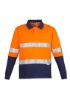 Picture of MENS HI VIS SPLICED POLO - LONG SLEEVE HOOP TAPED