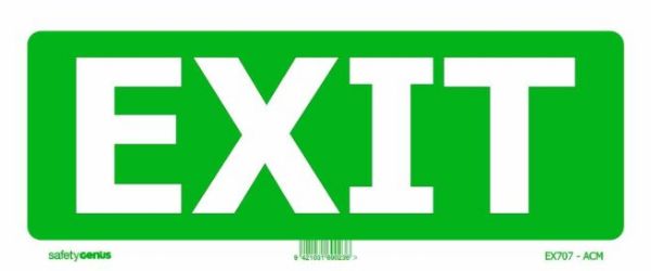 Picture of EXIT SIGN 240×100 ACM