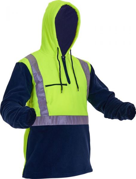 Picture of CAUTION D/N POLAR FLEECE 1/2 ZIP HOODIE