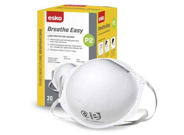 Picture of ESKO BREATHE EASY P2 NON-VALVED MASK BOX OF 20