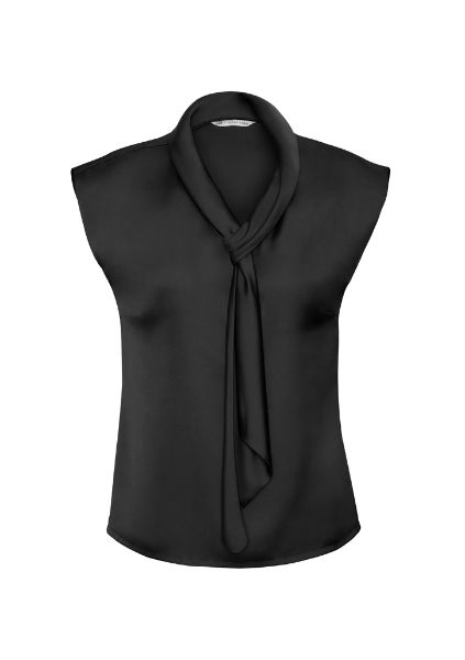 Picture of LADIES SHIMMER TIE NECK TOP