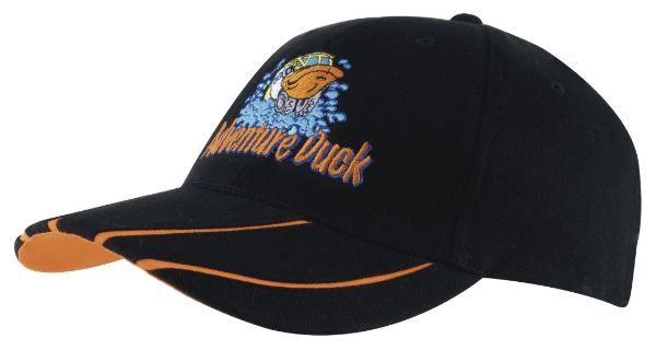 Picture of HSZ BRUSHED HEAVY COTTON CAP WITH HI-VIS LAMINATED TWO-TONE